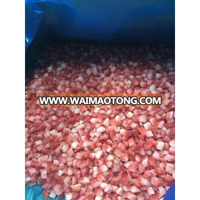 variety sweet charely  frozen iqf diced strawberry