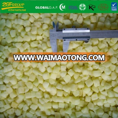 Grade A Frozen IQF Diced Apples Size 15*15 mm