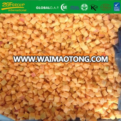Frozen Fruits IQF Diced Apricot Size 10*10 mm
