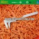 ZGF Frozen IQF Carrot Strips Bulk Package