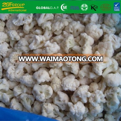 Grade A IQF Frozen Organic Cauliflower 20-40 mm