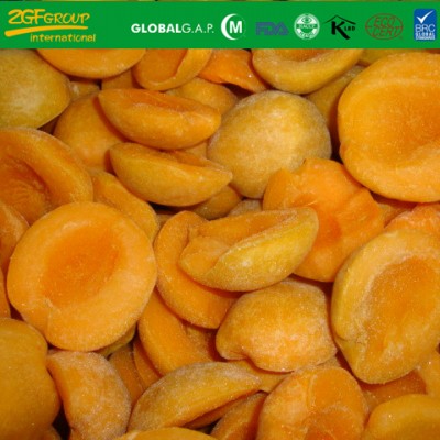 2018 crop frozen IQF apricot halves skin on