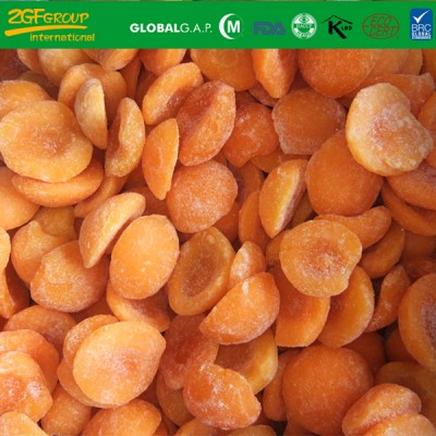 2018 crop frozen IQF apricot halves skin off